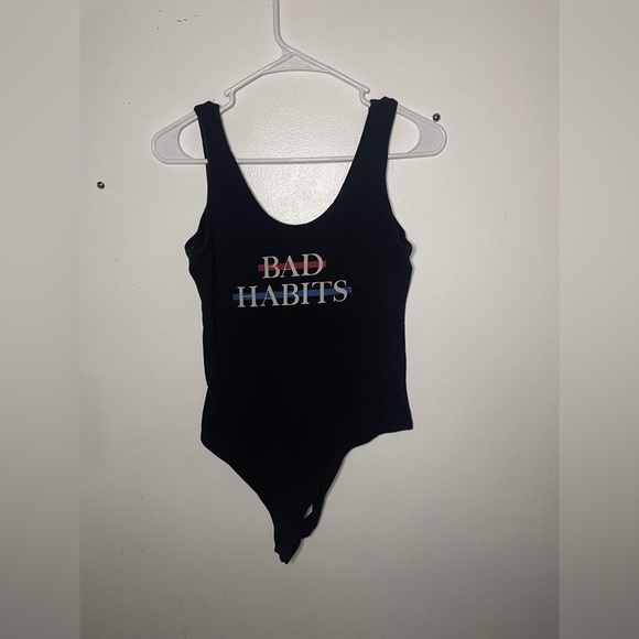 Women’s bad habit, bodysuit size large - Picture 1 of 6